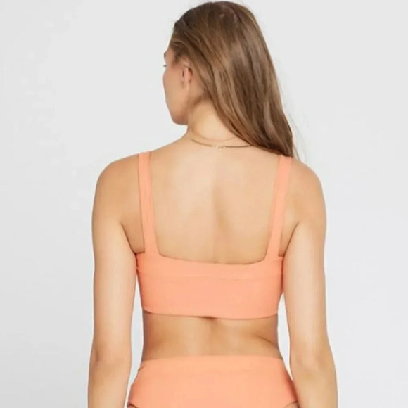 L*Space Pointelle Rib Lee Lee Top & Pointelle Rib Court Bottoms in sunset - Picture 5 of 16